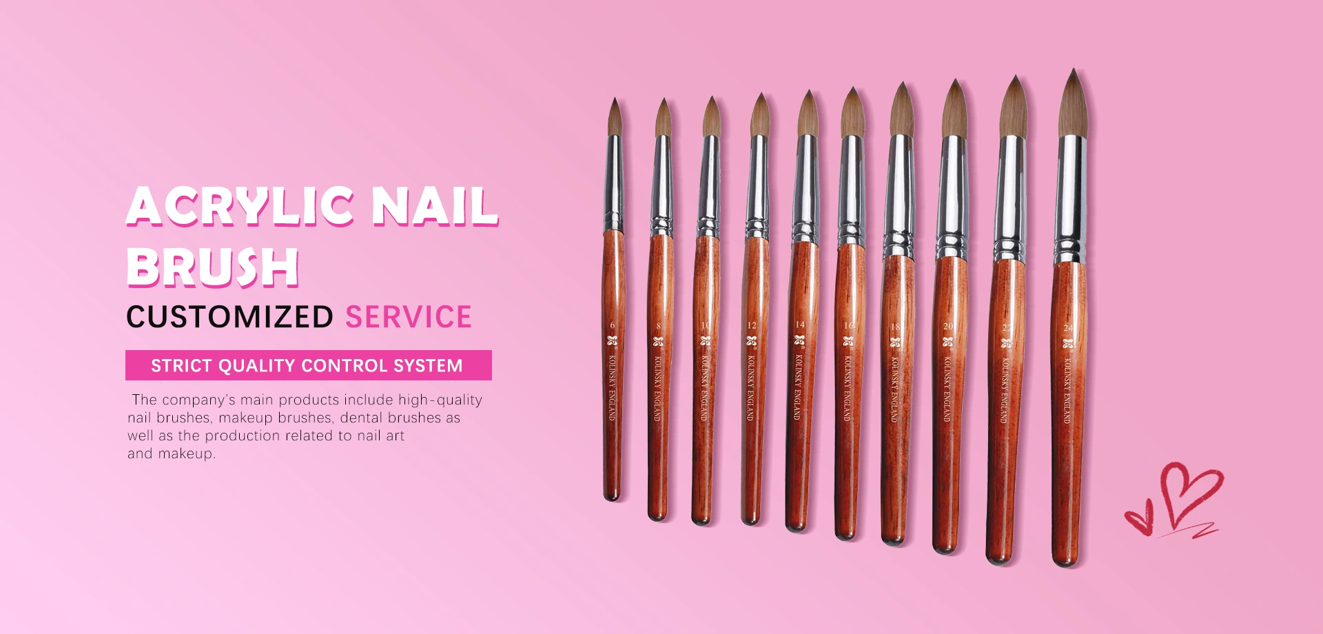 Tagagawa ng Acrylic Nail Brush