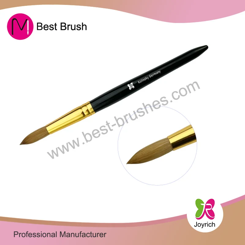 Itim na Kolinsky Acrylic Nail Brush