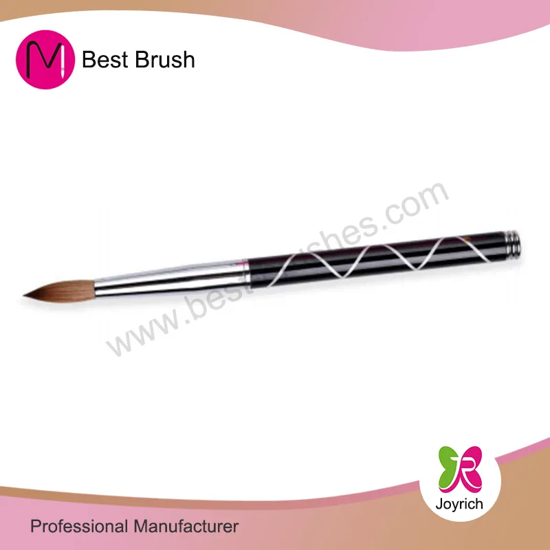 Itim na Purong Kolinsky Acrylic Nail Brush