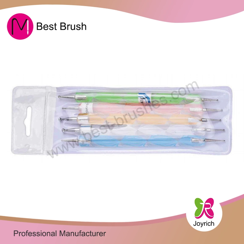 Makukulay na Wave Handle Dotting Tool Set