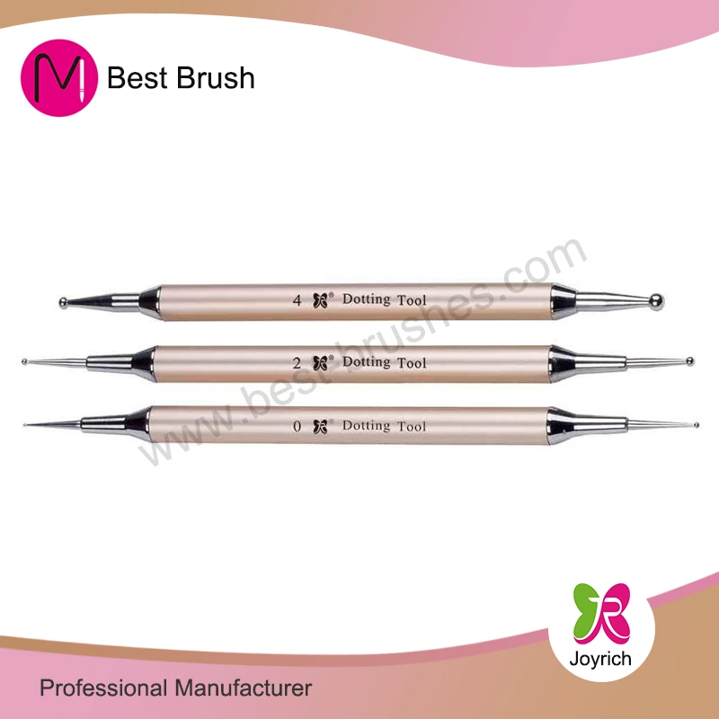 Itakda ang Golden Metal Handle Dotting Tool Set