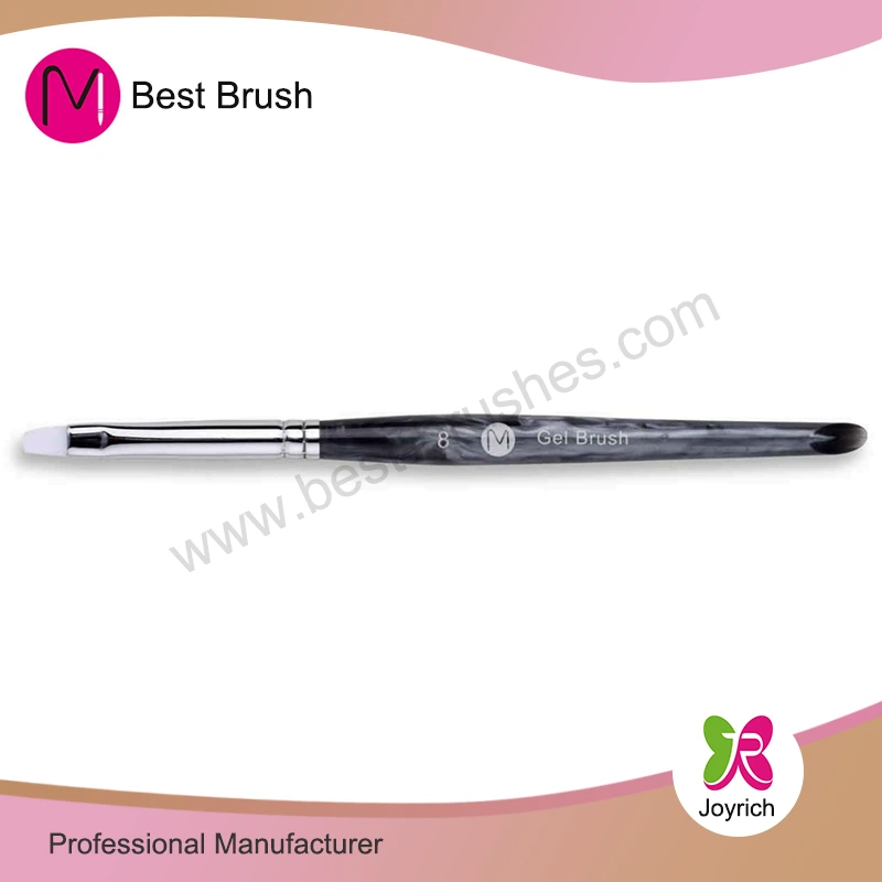 Grey puting marmol nylon gel kuko brush