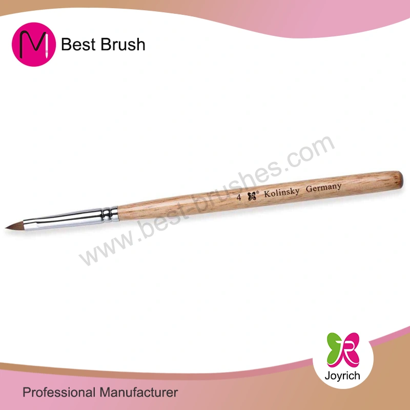 Likas na kahoy na Kolinsky 3D kuko brush