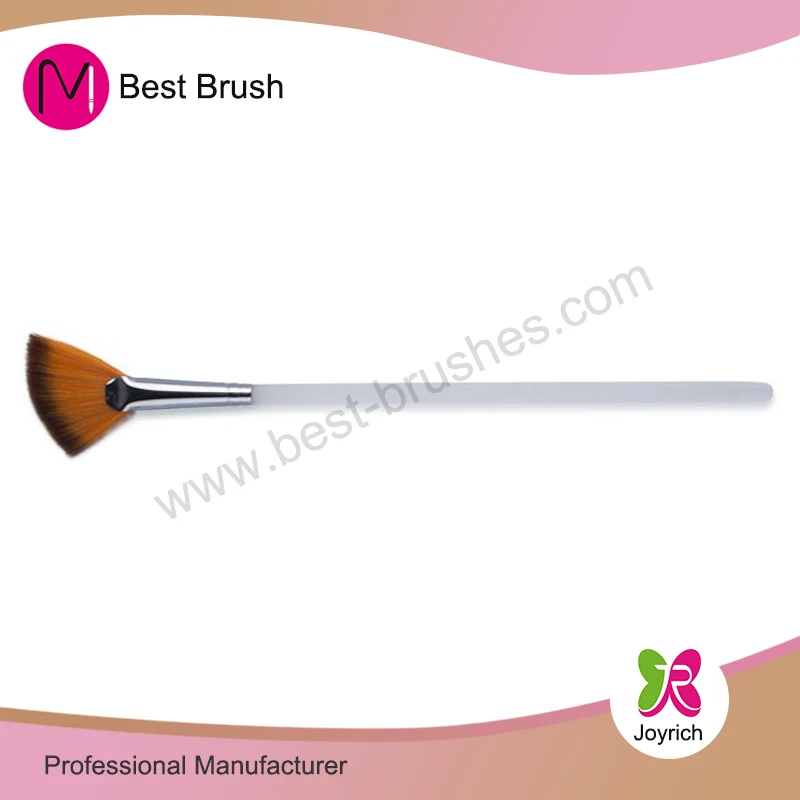 Maliit na naylon fan makeup brush