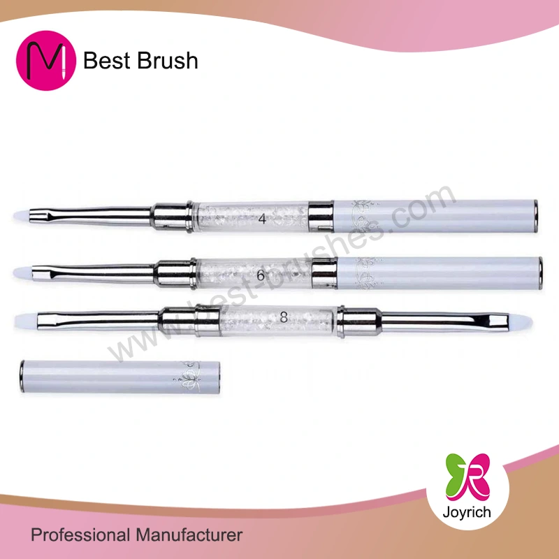 White cap gel double kuko brush